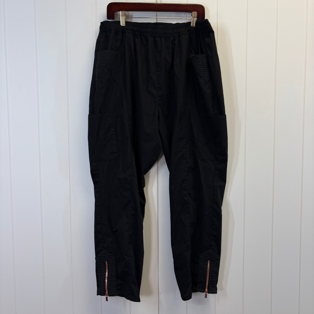 Jaanuu Healthcare Cargo Scrub Pants Women Size 1X Medical Dental Occupational